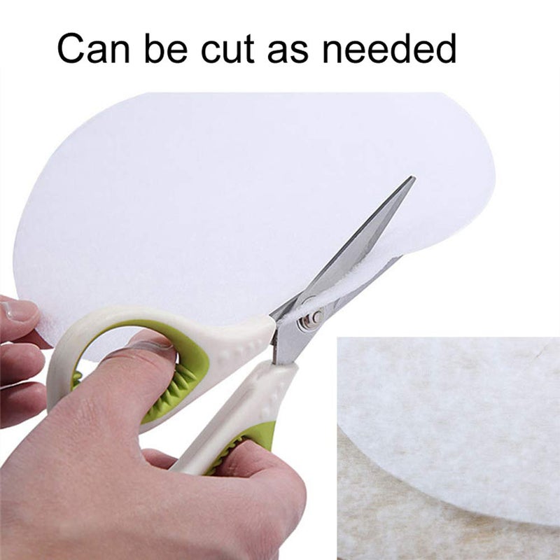 lasenersm 36 Sheets Kitchen Food Absorption Paper - Baking Papers Oil-absorption Food Grade Health Filter Paper Kitchen Blotting Sheets Round 7.87 - Image 4